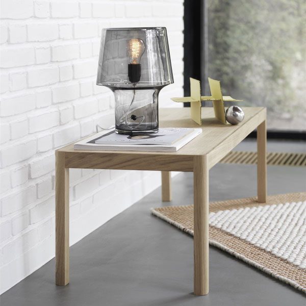 Candeeiro de Mesa - Cosy in Grey 2 Muuto-Cosy-in-Grey-Tischleuchte-transparent-grau