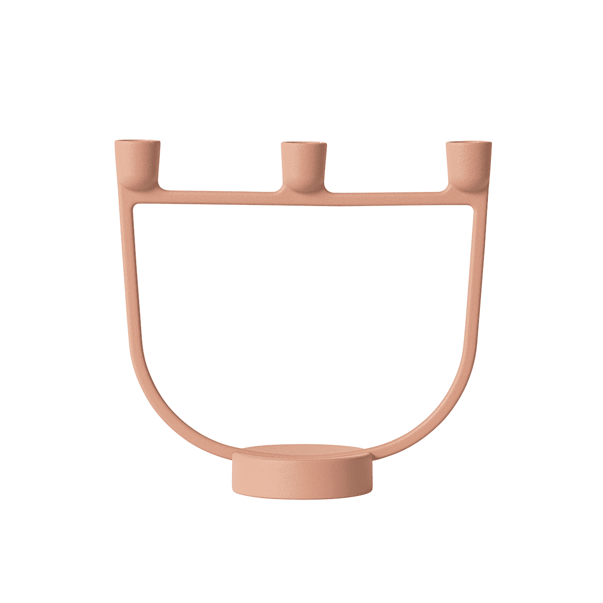 Open Candelabra - Light Terracota 1 Open Candelabra - Muuto