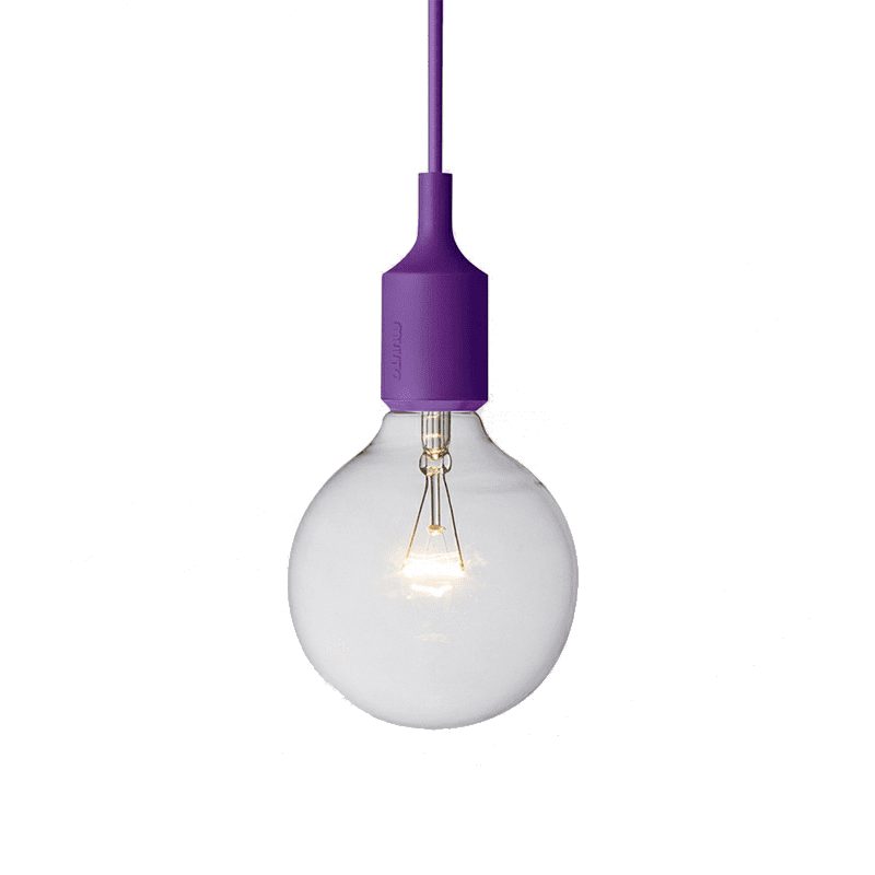 Candeeiro de suspensão E27 Roxo - Muuto 1 Candeeiro de suspensão E27 - Roxo - Muuto