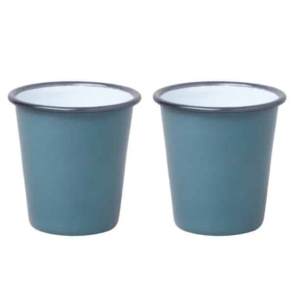 Falcon - 2 Copos altos em esmalte (tumbler) - Grey 1 Falcon - 2 Copos altos em esmalte (tumbler) - Grey