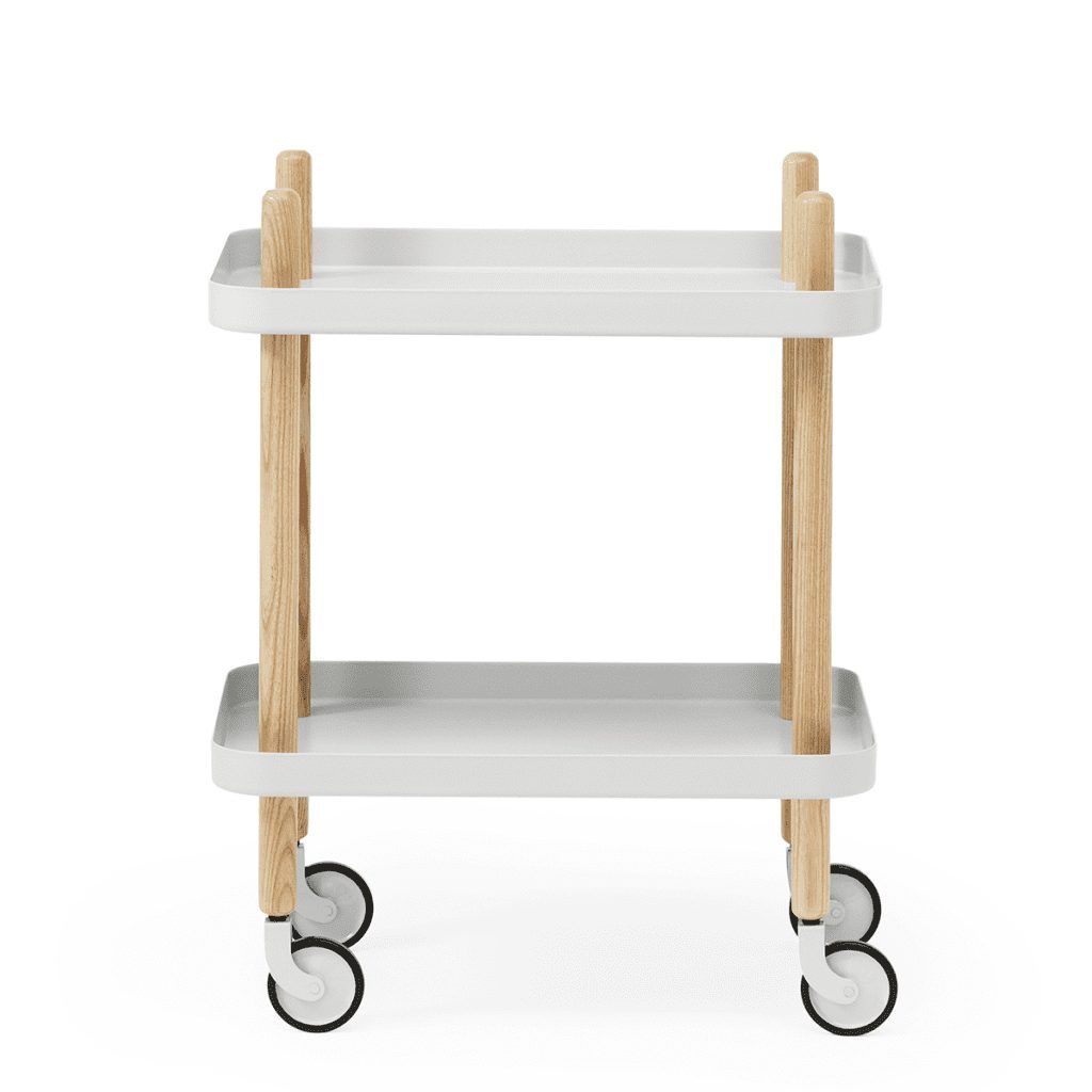 Normann - Mesa de apoio - Block Light Grey 1 Block - Normann Copenhagen