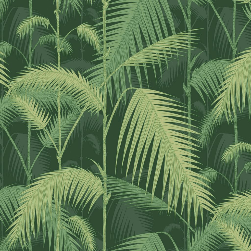 Cole & Son - Papel de Parede - Palm Jungle Dark Blue 3 Palm Jungle - Cole & Son