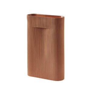 Ridge Vase Terracota Muuto