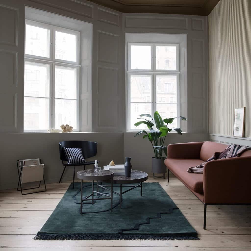 Desert Tufted Rug - Dark Green 2 Desert Tufted Rug - Dark Green - Image 2