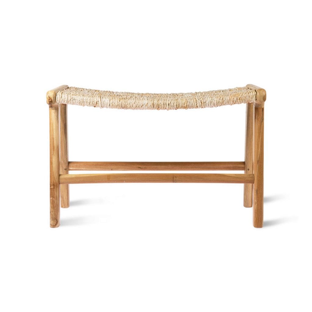 Abaca/Teak Lounge Ottoman 2 Abaca/Teak Lounge Ottoman - Image 2