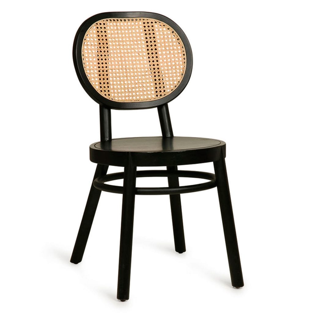 Retro Webbing Chair Black 1 Retro Webbing Chair Black
