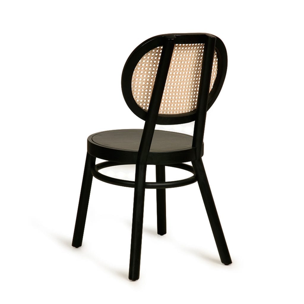 Retro Webbing Chair Black 2 Retro Webbing Chair Black - Image 2