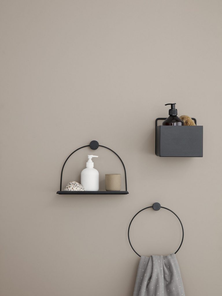 Ferm Living - Wall Box Square - Black 2 Wall Box Square Black Ferm Living