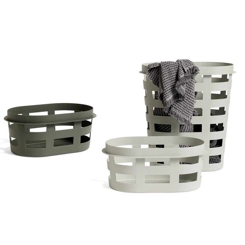Cesto para roupa Basket Large Light Grey Hay 2 Laundry Basket Large Light Grey Hay