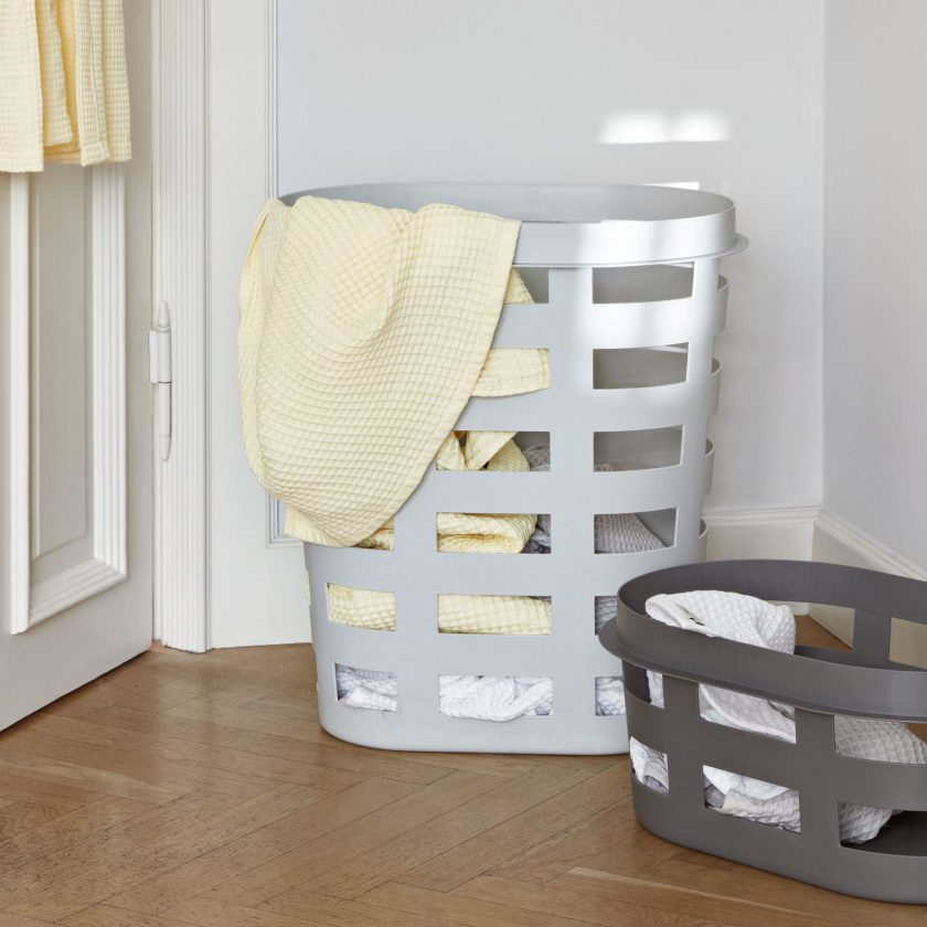 Cesto para roupa Basket Large Light Grey Hay 3 Cesto para roupa Basket Large Light Grey Hay - Image 3