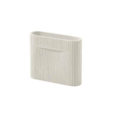 Ridge Vase Small Off White Muuto
