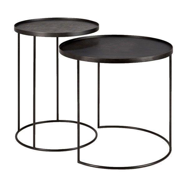 Ethnicraft - Mesas de Apoio - Round Tray 1 Mesa de apoio round tray