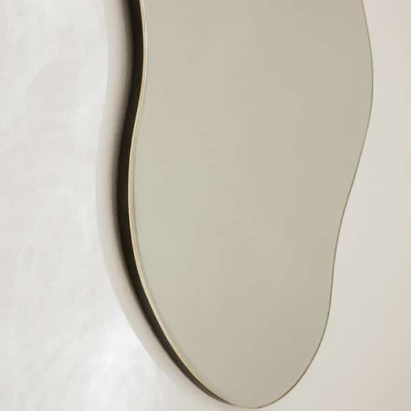 Ferm Living - Espelho- Pond Large Brass 2 Espelho Pond Ferm Living