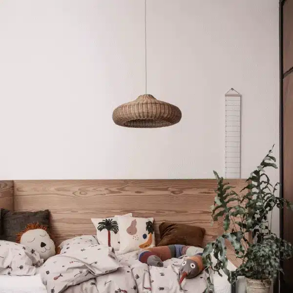 Ferm Living - Candeeiro - Braided Disc 2 Ferm Living - Candeeiro - Braided Lampshade Disc
