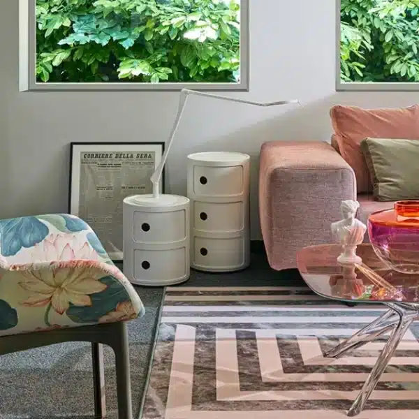 Kartell - Componibili 2 - Branco Mate Recycled 3 Kartell Componibili 2 branco mate recycled