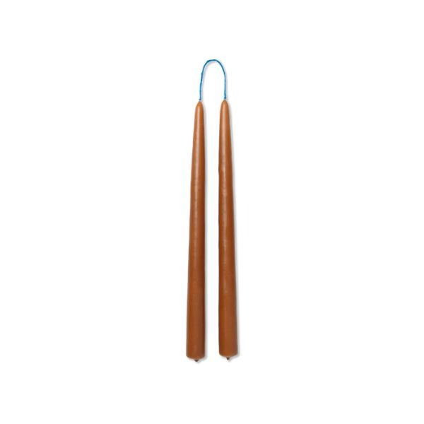 Ferm Living - 2 Velas - Dipped Amber 1 Ferm Living - 2 Velas - Dipped Amber