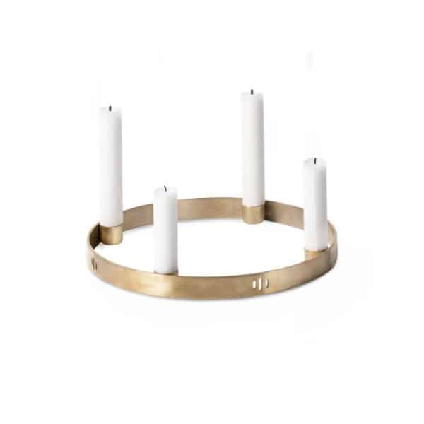 Ferm Living - Castiçal Circle - Brass 1 Ferm Living - Castiçal Circle - Brass