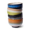 70S CERAMICS NOODLE BOWLS GROOVY
