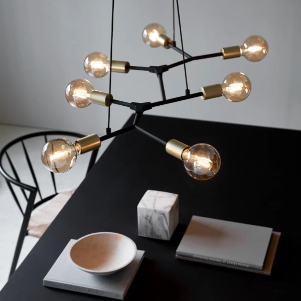 Candeeiro de suspensão - Josefine 7-Spot 2 Nordlux Josefine 7-Spot Pendant Black