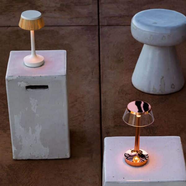 Flos - Candeeiro de Mesa Portátil - Bon Jour 2 Flos Candeeiro de Mesa Portátil Bon Jour