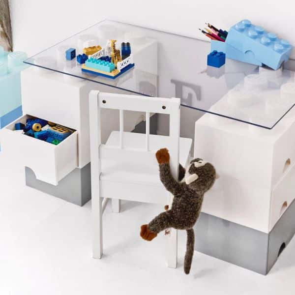 Lego - Storage Brick Drawer 8 - Branco 2 Lego - Storage Brick