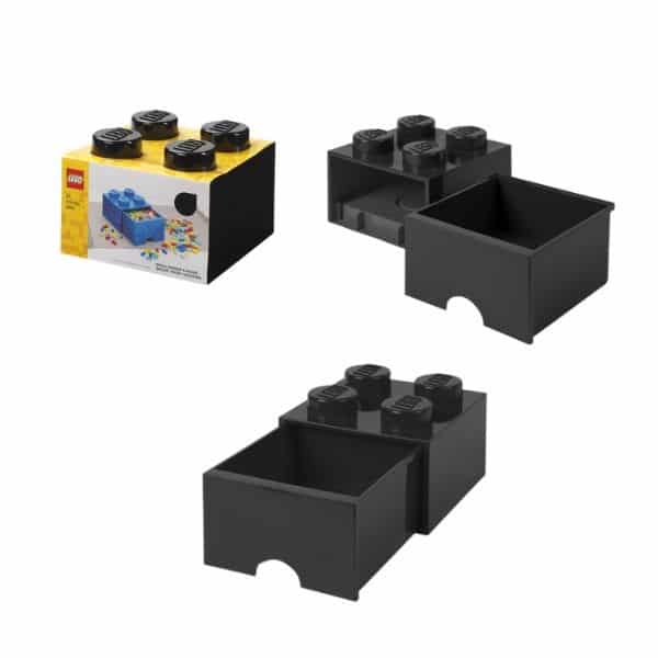 Lego - Storage Brick Drawer 4 - Preto 2 Lego - Storage Brick Drawer 4 - Preto - Image 2