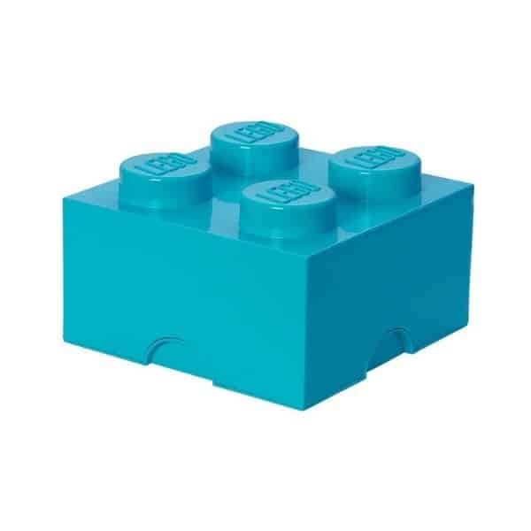 Lego - Storage Brick 4 - Azul Turquesa 1 Lego - Storage Brick 4 - Azul turquesa