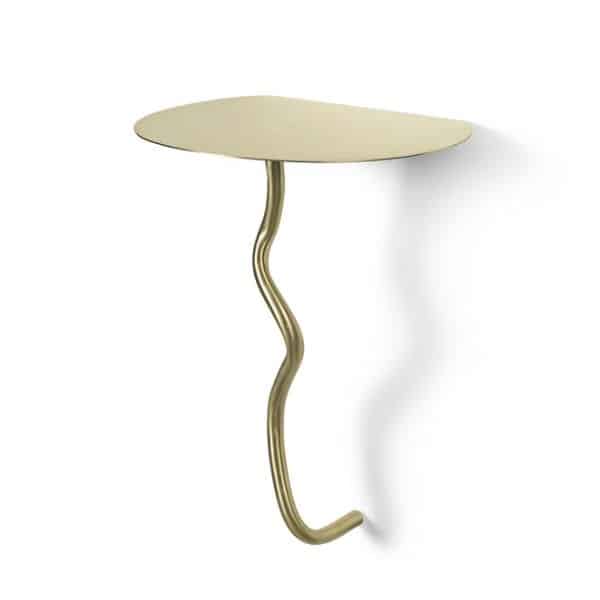 Ferm Living - Mesa de Parede - Curvature 3 Ferm Living - Mesa de parede - Curvature Brass