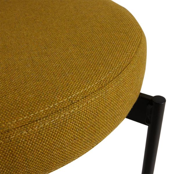 HKliving – Cadeira de Jantar 9 HKLIVING DINNING CHAIR BLACK Goldhawk