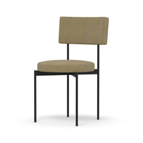 HKliving – Cadeira de Jantar 1 HKLIVING DINNING CHAIR BLACK Kensington