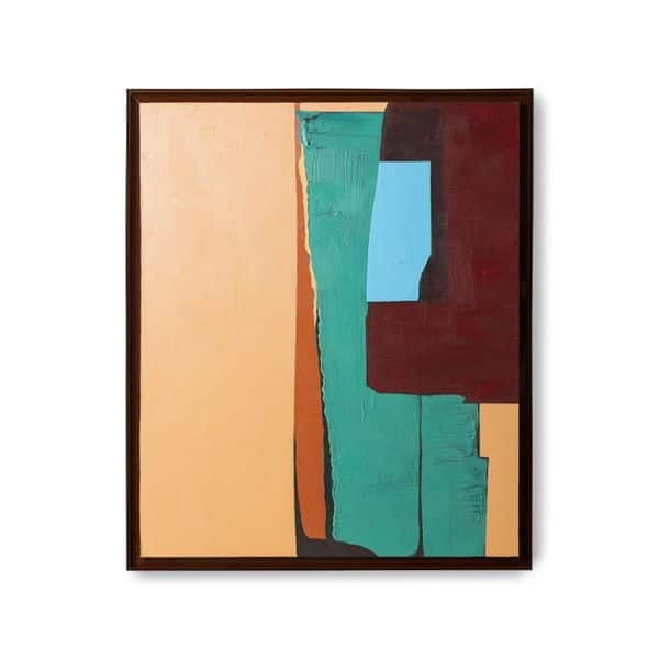 HKliving - Framed Artwork 'Natural Blues' - 107x127cm 1 HKLIVING FRAMED ARTWORK 'NATURAL BLUES', 107X127CM