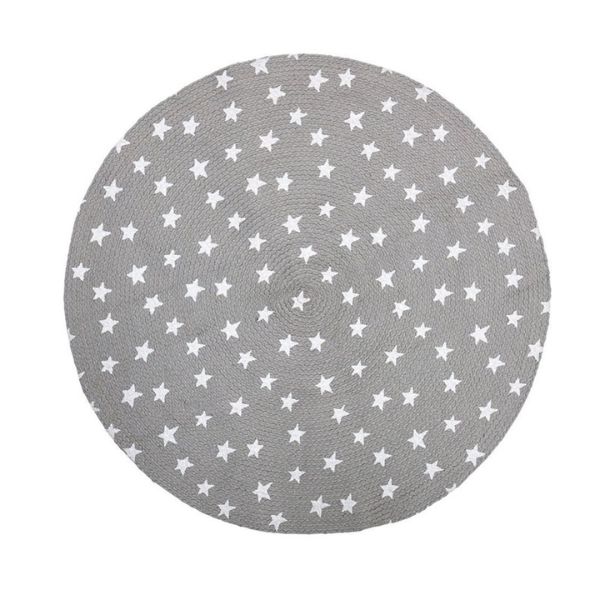 Bloomingville - Tapete de Juta - Stars 1 Bloomingville - Tapete - Grey Jute