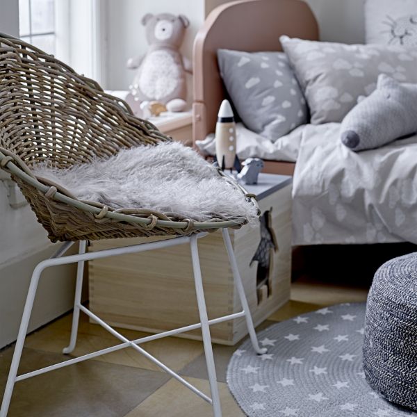 Bloomingville - Tapete de Juta - Stars 2 Bloomingville - Tapete - Grey Jute