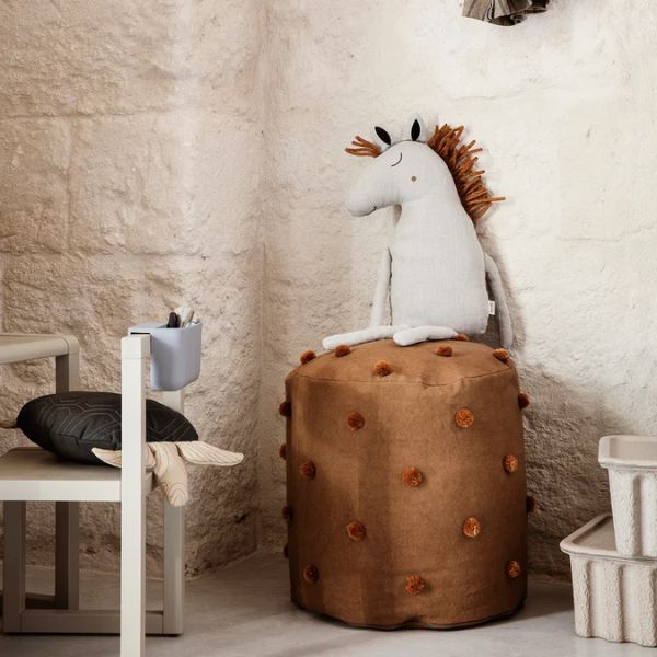 Ferm Living - Dot Tufted Pouf 5 Ferm Living - Dot Tufted Pouf Sugar Kelp_Mustard