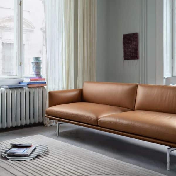 Muuto - Sofá - Outline Leather Cognac 4 Muuto - Sofá - Outline Leather Cognac