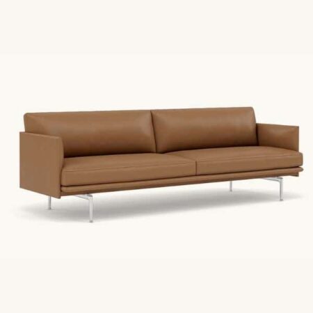 Muuto - Sofá - Outline Leather Cognac