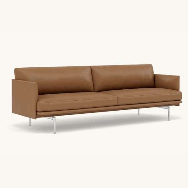 Muuto - Sofá - Outline Leather Cognac 2 Muuto - Sofá - Outline Leather Cognac