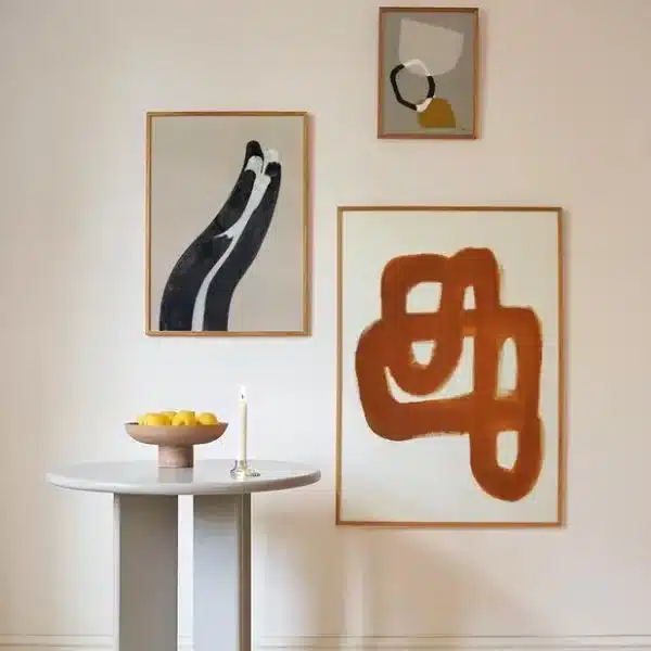 Paper Collective - Quadro - Orange Brush 50x70 cm 2 Paper Collective - Quadro - Orange Brush 50x70 cm (1)