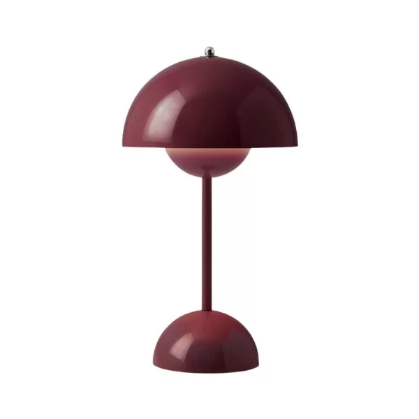 &Tradition - Candeeiro de mesa - Flowerpot VP9 1 &Tradition - Candeeiro de mesa - Flowerpot VP9 Dark Plum (2)