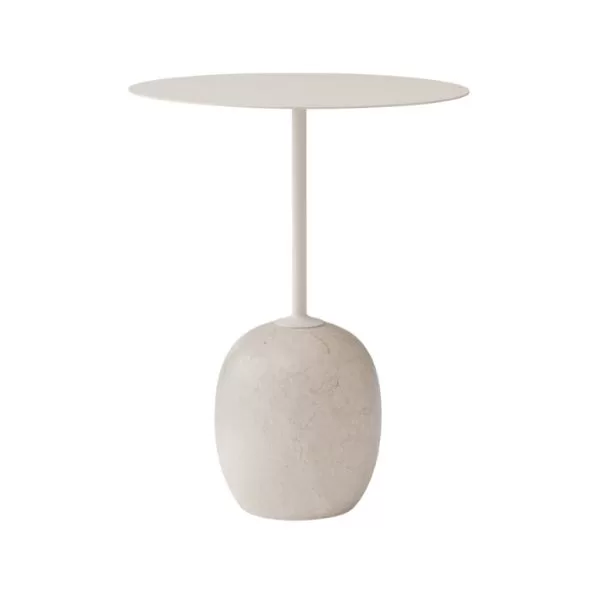 &Tradition - Mesa de apoio - Lato LN8 1 &Tradition - Mesa de apoio - Lato LN8 Ivory & Crema Diva Marble