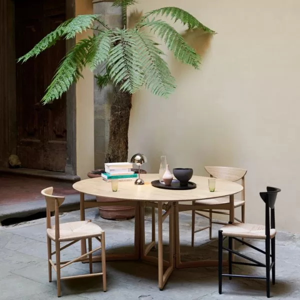 &Tradition - Mesa de jantar dobrável - Drop Leaf HM6 10 &Tradition - Mesa de jantar - Drop Leaf HM6