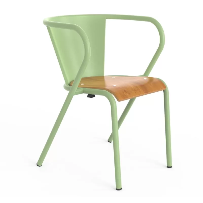 Adico - A Cadeira Portuguesa 5008 - Verde Claro Okoumé 1 Adico - A Cadeira Portuguesa 5008 - Verde Claro Okoumé